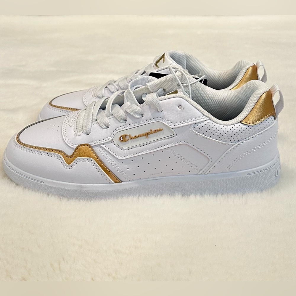 Champion Lore Kids Casual Sneakers White/Rose Gold Size 6 - Picture 4 of 10